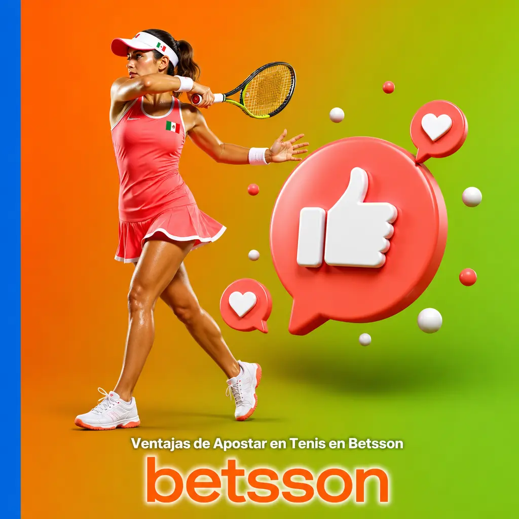 Cuotas competitivas, transmisión en vivo y Cash Out para apostar en tenis ATP y WTA en Betsson México.